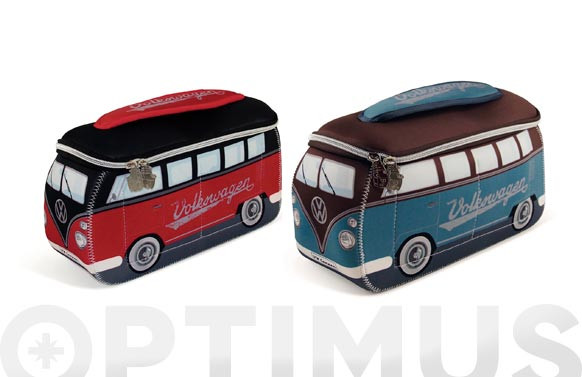 NECESER/BOLSA VW NEOPRENO MULTIUSOS AZUL/ROJA SURT 30X14X12