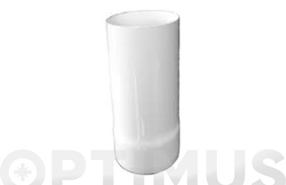 ADAPTADOR CALDERA ESTANCA VERTICAL ALUMINIO Ø 100MM BLANCO