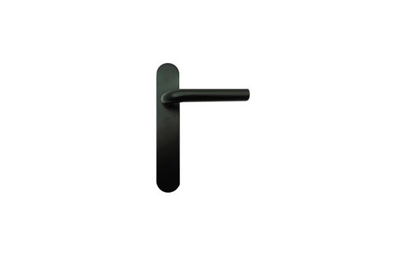 MANILLA INOX PLACA COLORES (JUEGO)L-NEGRA