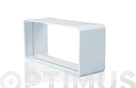 EMPALME RECTANGULAR TUBO EXTRACCION PVC150 X 75 MM