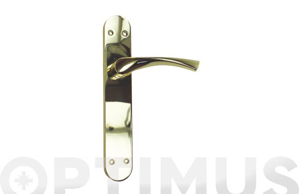 MANILLA ZAMAK/ALUMINIO PLACA (JUEGO)AMURA DORADO MATE