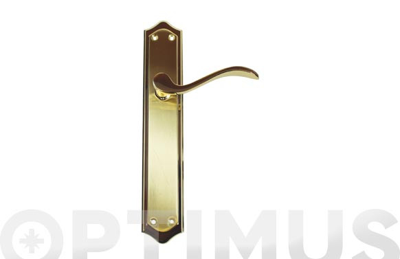 MANILLA ZAMAK/ALUMINIO PLACA (JUEGO)ESLORA DORADO PULIDO/MATE