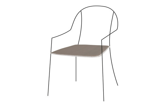 COJIN ASIENTO ALGODON/POLIESTER TAUPE