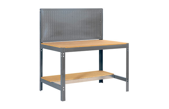 BANCO TRABAJO BT-2 1200GRIS 1445X1210X610 MM