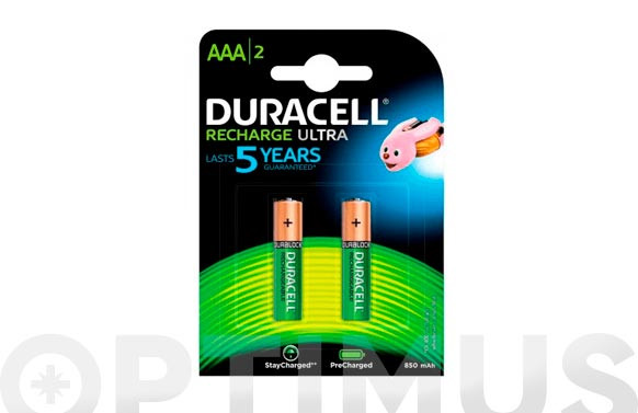 PILA RECARGABLE ULTRA DURACELLAAA LR03 BL.2