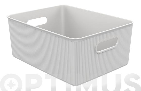 CESTA ORDENACION BAOBAB L BLANCO16 X 38,5 X 29,4 CM