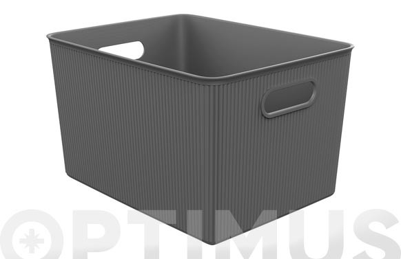 CESTA ORDENACION BAOBAB XL ANTRACITA23 X 38,5 X 29,4 CM