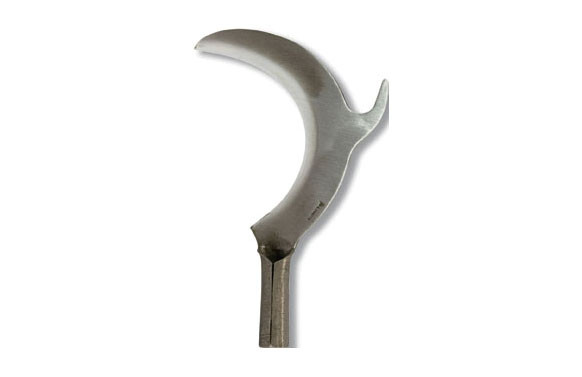 TAJAMATA METALICA CON GANCHO235 X 60 MM