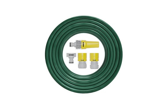 MANGUERA JARDIN GREEN 5/8\" CON ACCESORIOS15 M Ø 15 MM