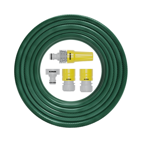 MANGUERA JARDIN GREEN 5/8\" CON ACCESORIOS15 M Ø 15 MM