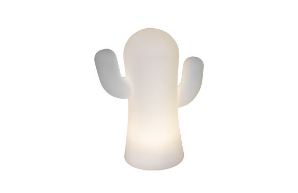LAMPARA DE SOBREMESA EXTERIOR IP43 BLANCO 20 CM