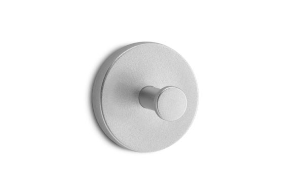COLGADOR ADHESIVO CIRCULAR 2 UDSCROMO MATE