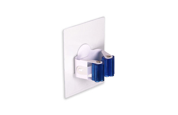 COLGADOR ESCOBAS ADHESIVO REMOVIBLE SIMPLEAZUL