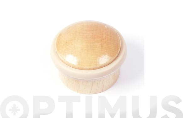 TOPE DE PUERTA ADHESIVO CILINDRICOØ 35 MM MADERA HAYA