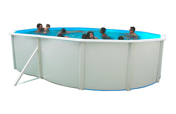 PISCINA OVALADA GALVANIZADA550 X 366 X 120 CM SK
