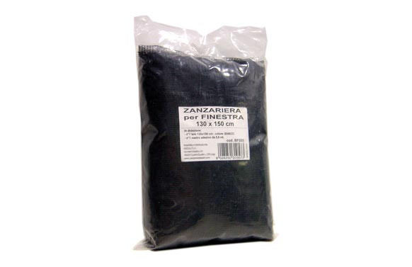 MOSQUITERA VELCRO PARA VENTANA NEGRO130 X 150 CM
