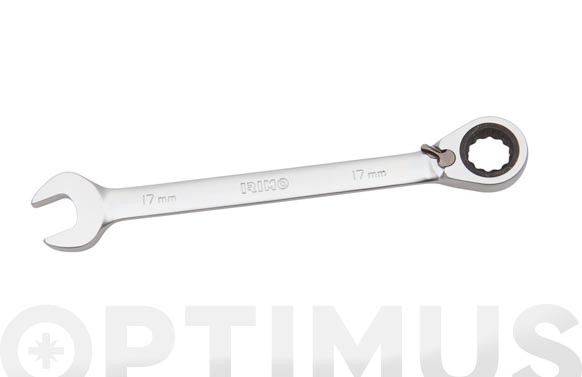 LLAVE COMBINADA CON CARRACA REVERSIBLE 13 MM