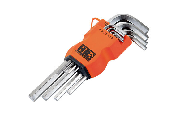 LLAVE ALLEN LARGA EXAGONAL NIQUELADA JGO 9 UDS1,5 A 10 MM