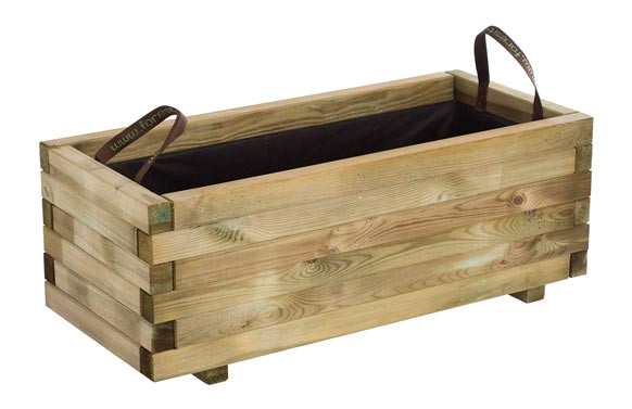 JARDINERA RECTANGULAR 73L BAROQUE90 X 40 X 33 CM