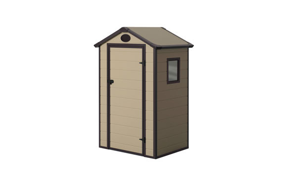 CASETA RESINA STELLA 130X103X203 CM 134 M² BEIGE/CHOCOLATE