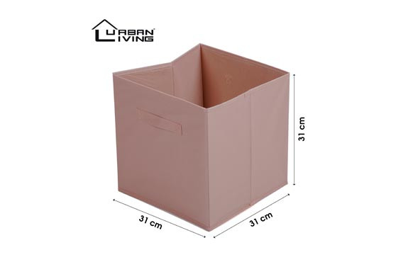 CUBO TELA PLEGABLE TAUPE31 X 31 CM