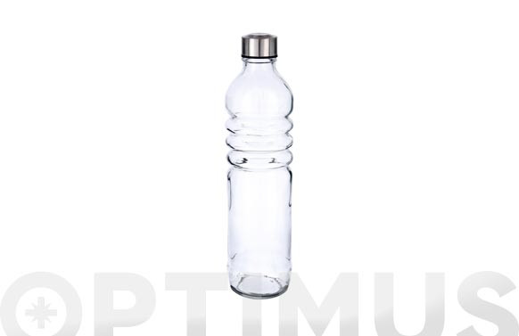 BOTELLA VIDRIO RELIEVE 1.25L-TRANSPARENTE