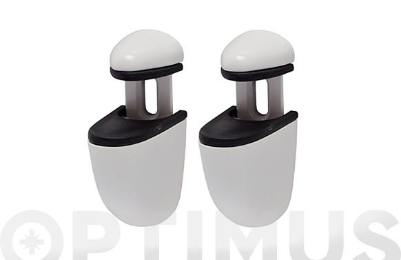 CLIP PORTAESTANTE SELECT MINI 2 UDSBLANCO MATE