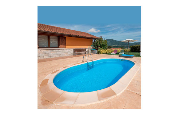 PISCINA ACERO OVALADA ENTERRAR500 X 300 X 150 CM