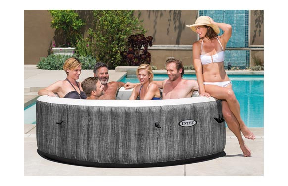 SPA GREYWOOD MASAJE BURBUJAS DELUXE 1098 LDIAMETRO 216 X 71 CM - 6 PERSONAS
