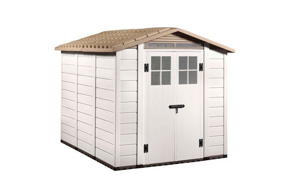CASETA DE RESINA TUSCANY EVO 240MEDIDAS 230 X 262 X 220 CM