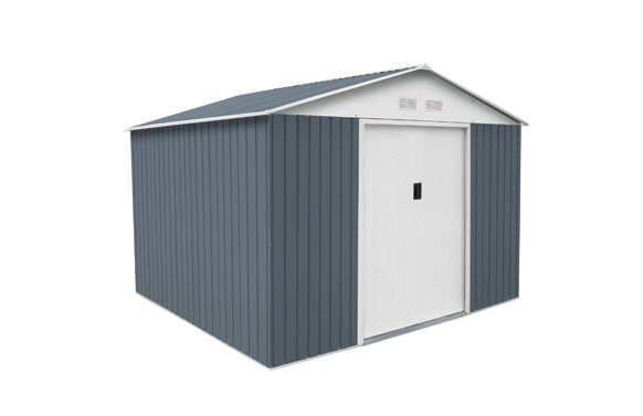 CASETA METALICA BRISTOL GRISMEDIDAS 321 X 241 X 205 CM