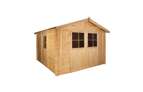 COBERTIZO DE MADERA PETROVMEDIDAS 300 X 300 X 253 CM