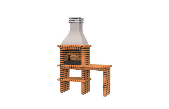 BARBACOA LADRILLO \"BULNES\"245 X 160 X 58 CM