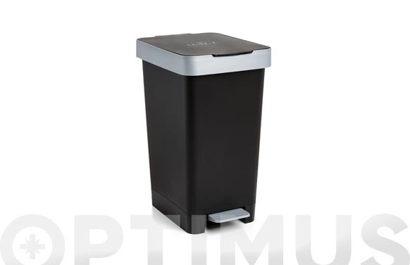 CUBO CON PEDAL SMART 25L RECICLAJENEGRO-26X36X47CM