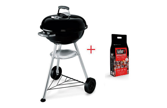 BARBACOA CARBON COMPACT KETTEL 47REGALO 2 KG BRIQUETAS