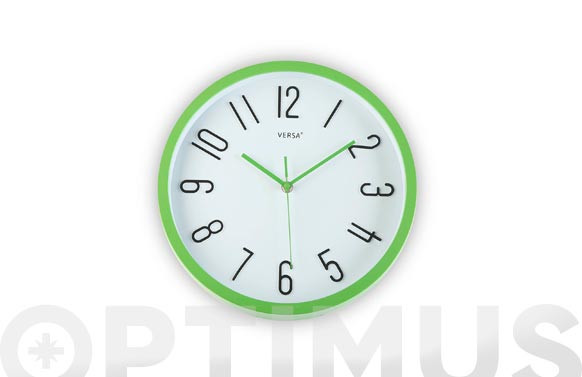 RELOJ PARED REDONDOØ30 CM - VERDE