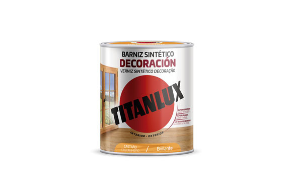 BARNIZ TINTE BRILLO PARA MADERA750 ML CASTAÑO