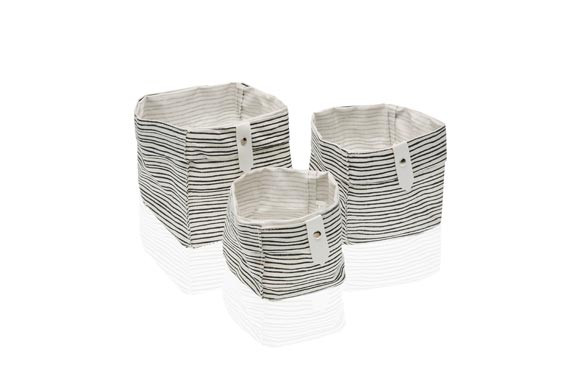 CESTAS SET 3 UNIDADESBLACK LINE