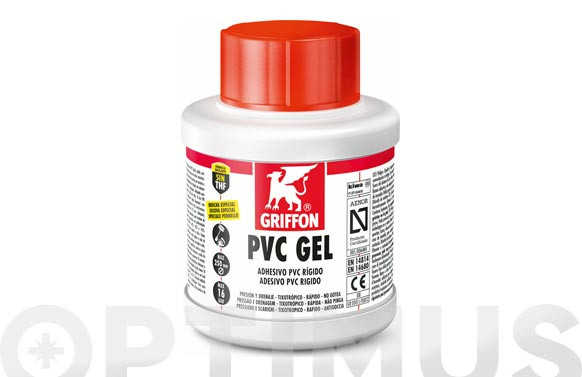 ADHESIVO PARA PVC RÍGIDO TIXOTROPICO GEL 250ML