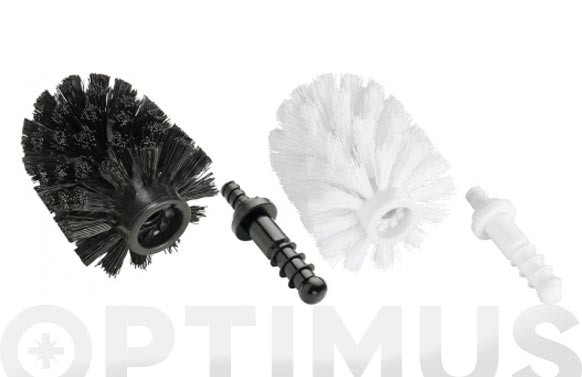 CEPILLO DE RECAMBIO CON ADAPTADORDIAMETRO 7.5 CM, BLANCO