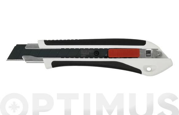 CUTTER BIMATERIAL PREMIUM AUTOLOCK 18MM SK2CUCHILLA NEGRA DE ALTA CALIDAD SKH2