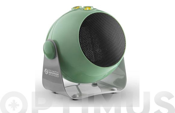 TERMOVENTILADOR CERAMICO DESIGN1800W INCLINABLE COLOR VERDE
