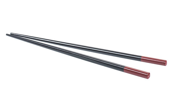 PALILLOS MADERA NEGRA SET 6 PARES