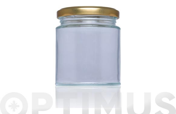 TARRO CRISTAL CONSERVA SIN TAPA  250 GR 12 UNIDADES
