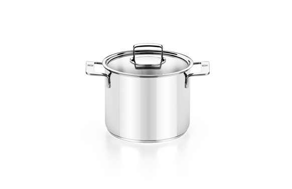 OLLA CON TAPA CRISTAL SIGNATURE 26 CM - INDUCCIÓN