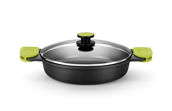 CAZUELA BAJA ALUMINIO FUNDIDO FOODIE 40 CM - INDUCCIÓN