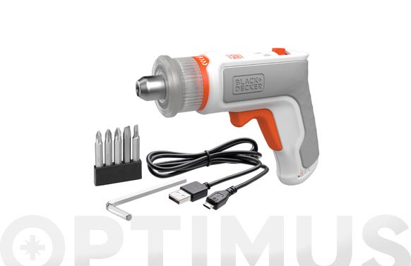 ATORNILLADOR BATERIA HEXDRIVER3,6 V 1,5 AH, CON LUZ LED