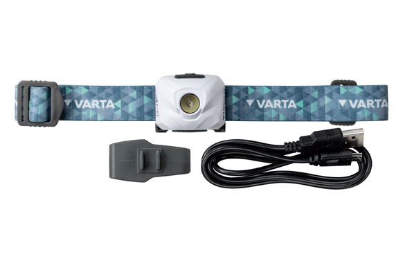 LINTERNA FRONTAL RECARGABLE UTRA LIGERA 3W-BLANCO