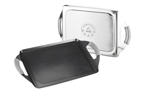 PLANCHA LISA INOX TEPPANYAKI 40CM-INDUCCION