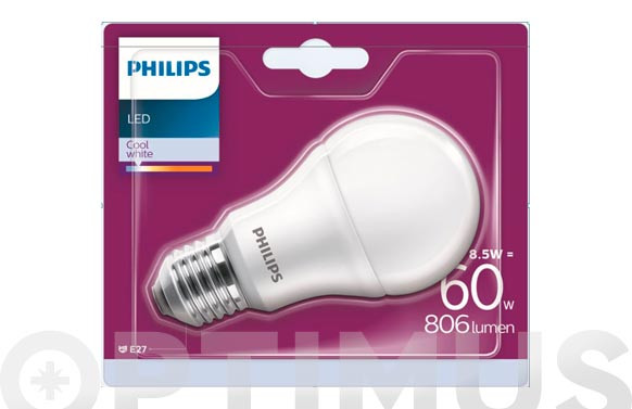 LAMPARA LED STANDARD E27 60 W LUZ FRIA